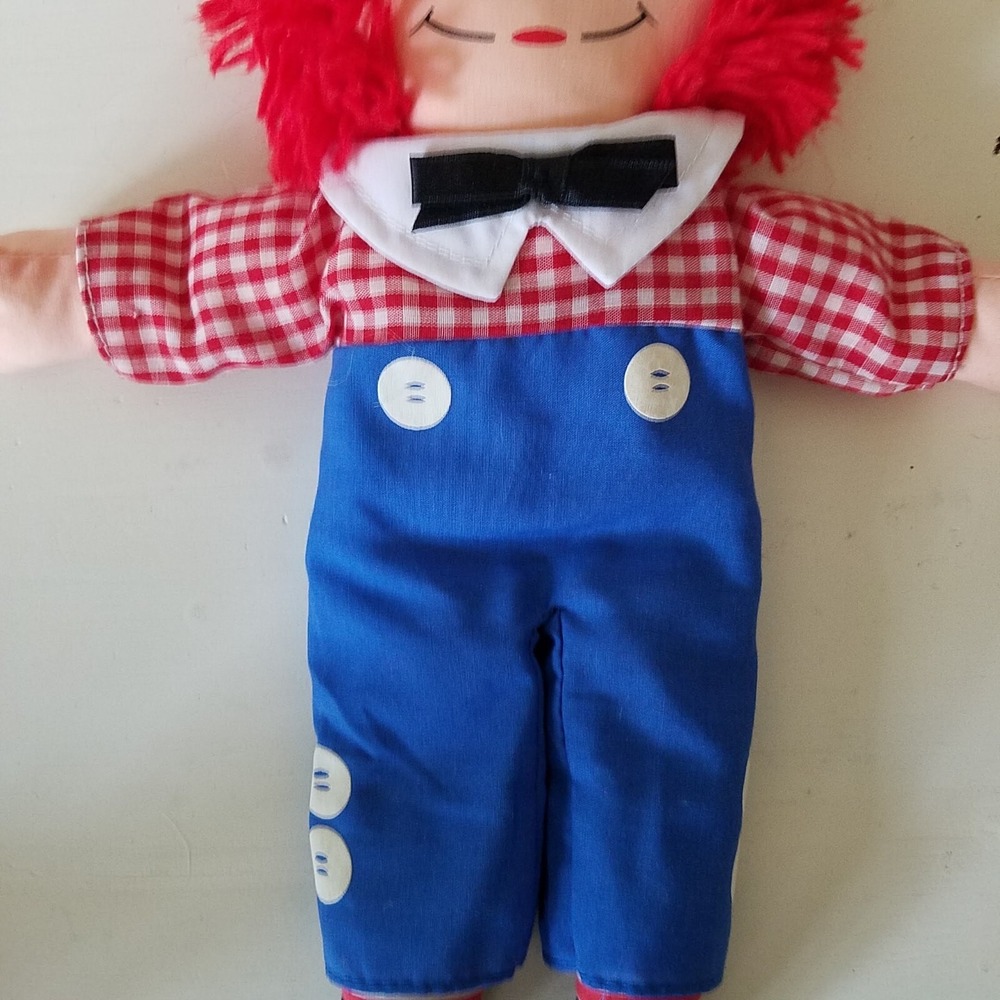 Raggedy Ann Johnny Gruelle Hasbro Softies and Andy Playskool‎ 12" Vintage Dolls - Picture 10 of 16